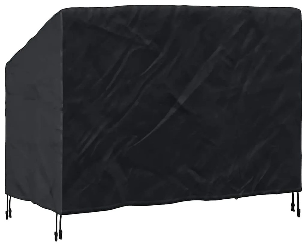 Kerti Pad Borító Fekete 134 x 70 x 65 / 94 cm 210D szövet