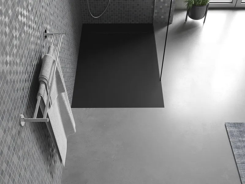 Mexen Otto téglalap alakú SMC zuhanytálca 100 x 90 cm, fekete - 4N709010