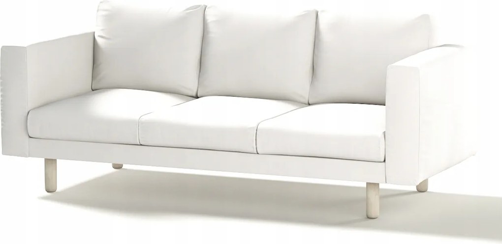 Dekoria Norsborg 3 személyes kanapé huzat Ikea fehér