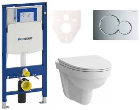 Fali WC szett Geberit előtétfalas szereléshez + Laufen Pro Nordic WC SIKOGES3H2