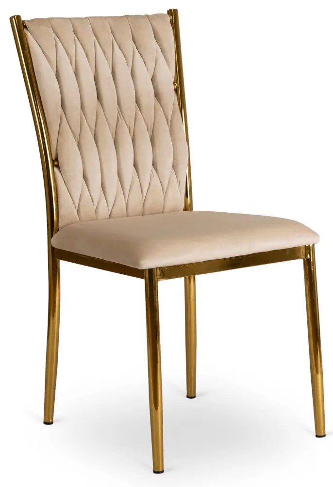 Krém Bársony Étkezőszék. DAN