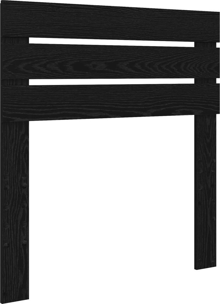 vidaXL Fejtámla Fekete tölgy 90 cm Faanyag