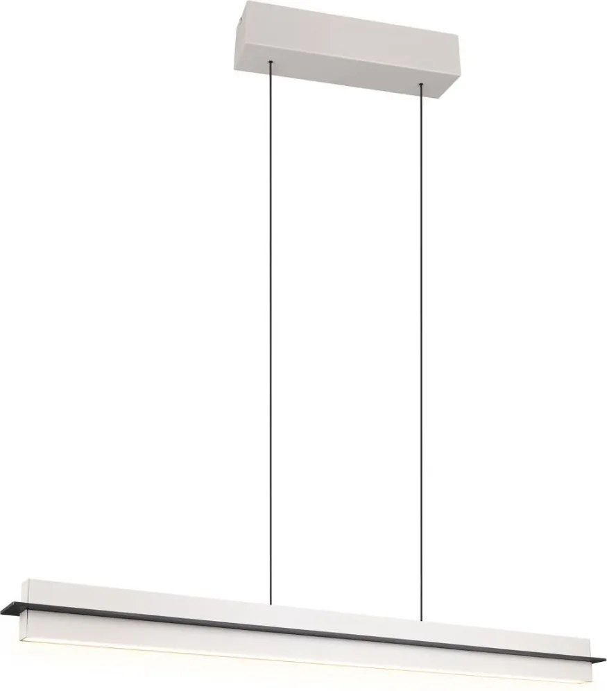 TRIO 346710176 EMERSON Modern Led Függesztett Lámpa Szürke LED IP20