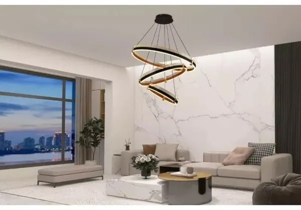 LED állítható fényerejű csillár kábellel LED/240W/230V 3000-6500K + DO