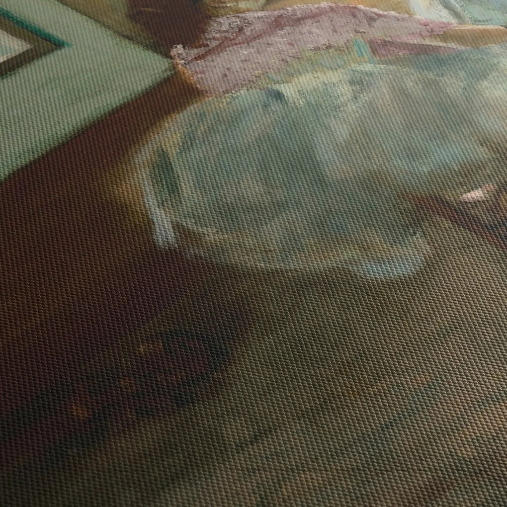 Kép - Edgar Degas, The Dance Lesson, reprodukciók (órával) (90x30 cm)