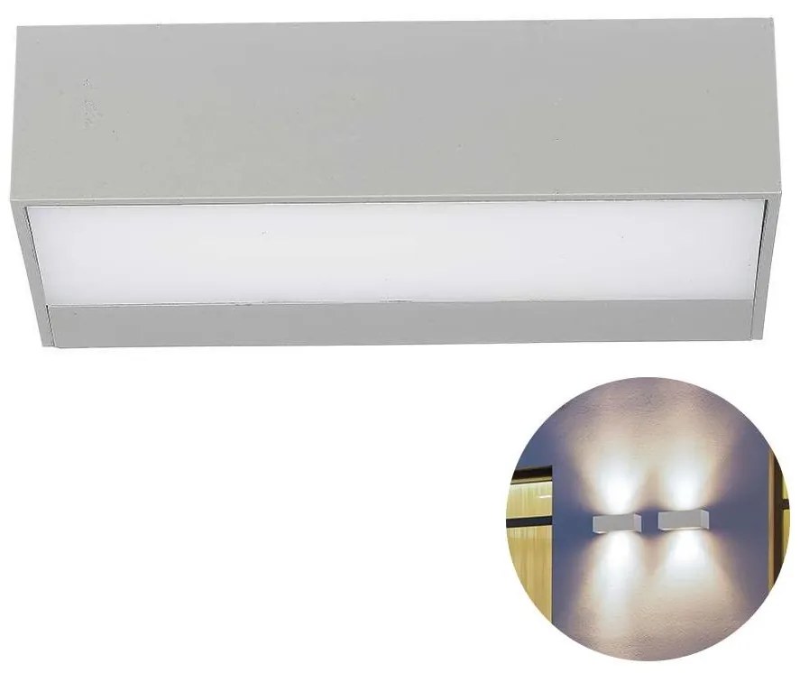 LED kültéri fali lámpa LED/9W/230V 3000K IP65