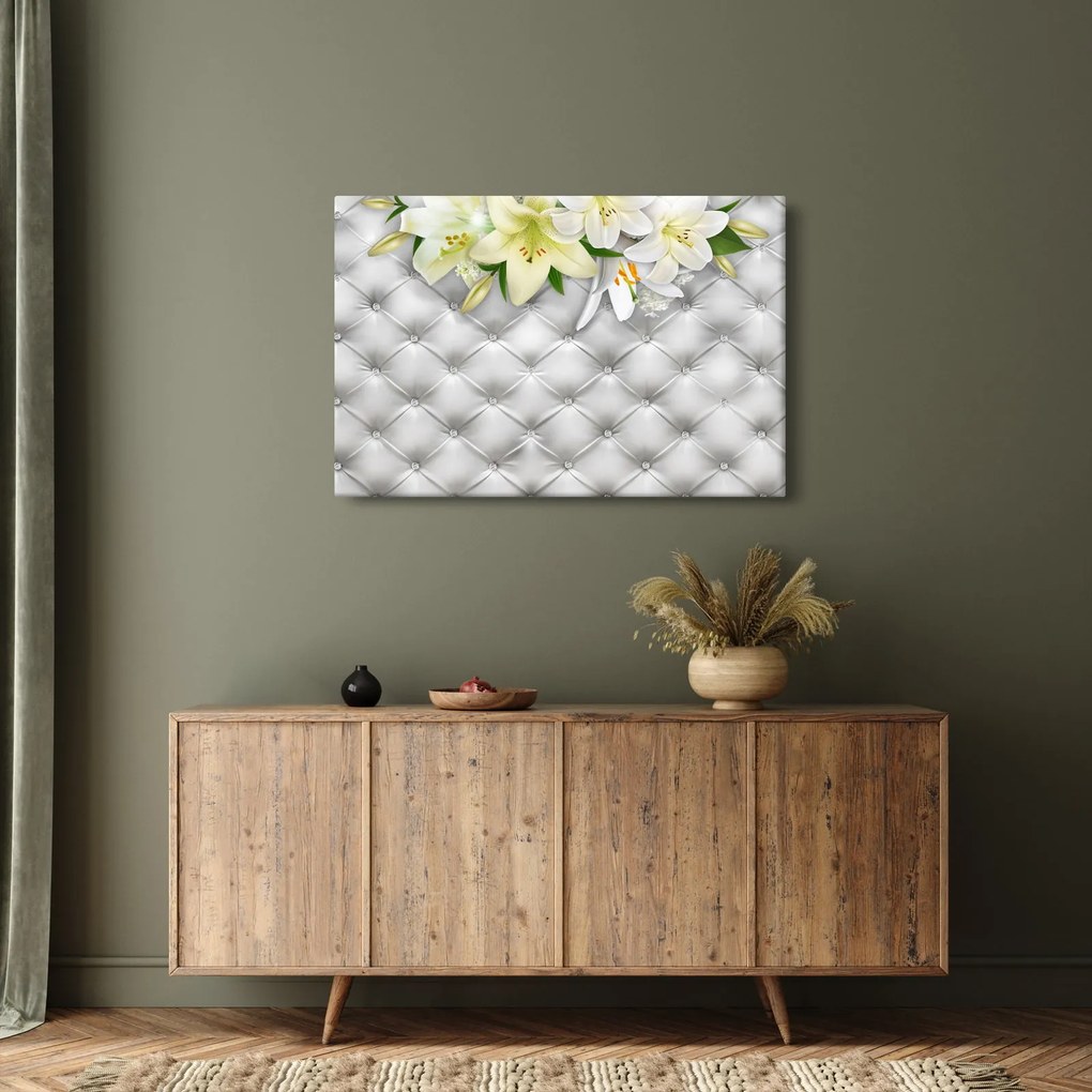Liliom virágok képe (90x60 cm)