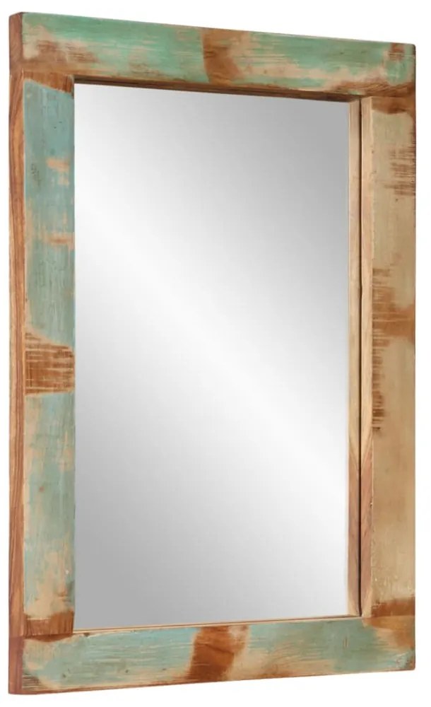 vidaXL 5 részes tömör újrahasznosított fa fürdőszobai bútorgarnitúra