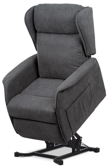 Elektromos Fekvőfotel, Szürke Szövet. TV-1190 GREY2
