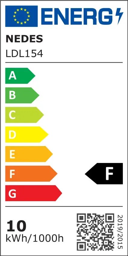 LED fény 10W / IP44 / DR01 / SMD / 4000K / WH - LDL154