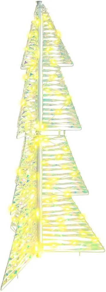 vidaXL Karácsonyfa 100 LED-del Meleg fehér 120 cm PET