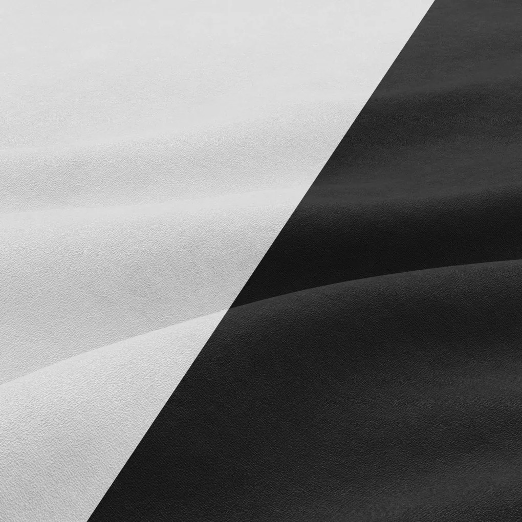 Hewlet kanapéágy, szövet anyag, bonell töltet, fekete - fehér