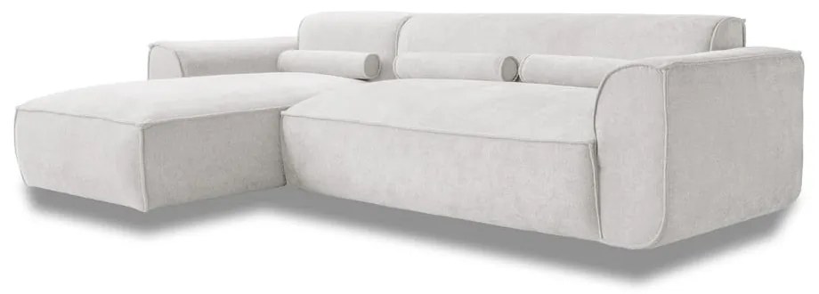 Fehér sarokkanapé (bal oldali) Flex Felix – Miuform