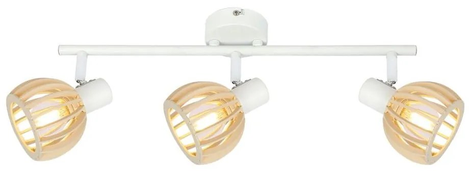 Fehér-natúr színű mennyezeti lámpa ø 10 cm Atarri – Candellux Lighting