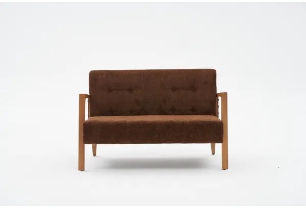 TUMI kétszemélyes barna kanapé