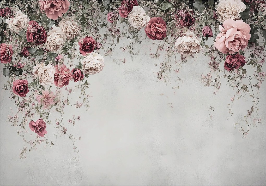 Fotótapéta Levelek Flizelin Virág rét virág fotótapéta ragasztó 415