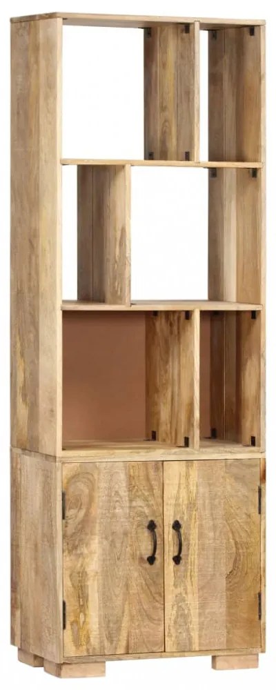 tömör mangófa könyvespolc 60 x 35 x 180 cm