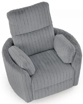 Pegas dönthető és forgatható fotel szürke