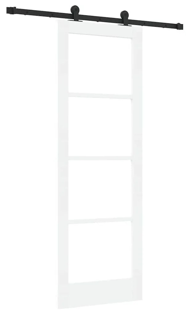 Csúszó Ajtó ORKDAL Fehér 73.5 x 211 cm Fa és fém