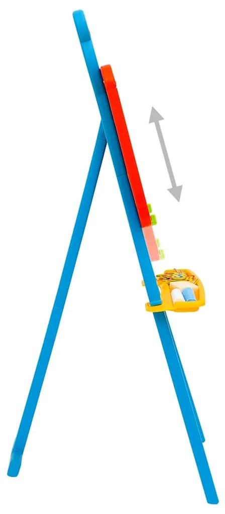 vidaXL 2 az 1-ben gyermek festőállvány palatáblával és táblával