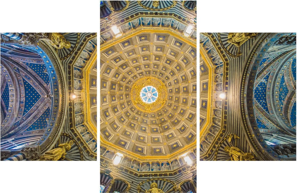 A Siena templom mennyezetének képe (90x60 cm)