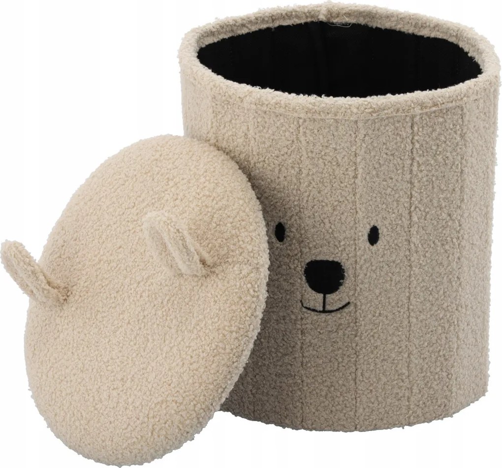 Összecsukható puff tárolóval 28 x 28 x 34 cm