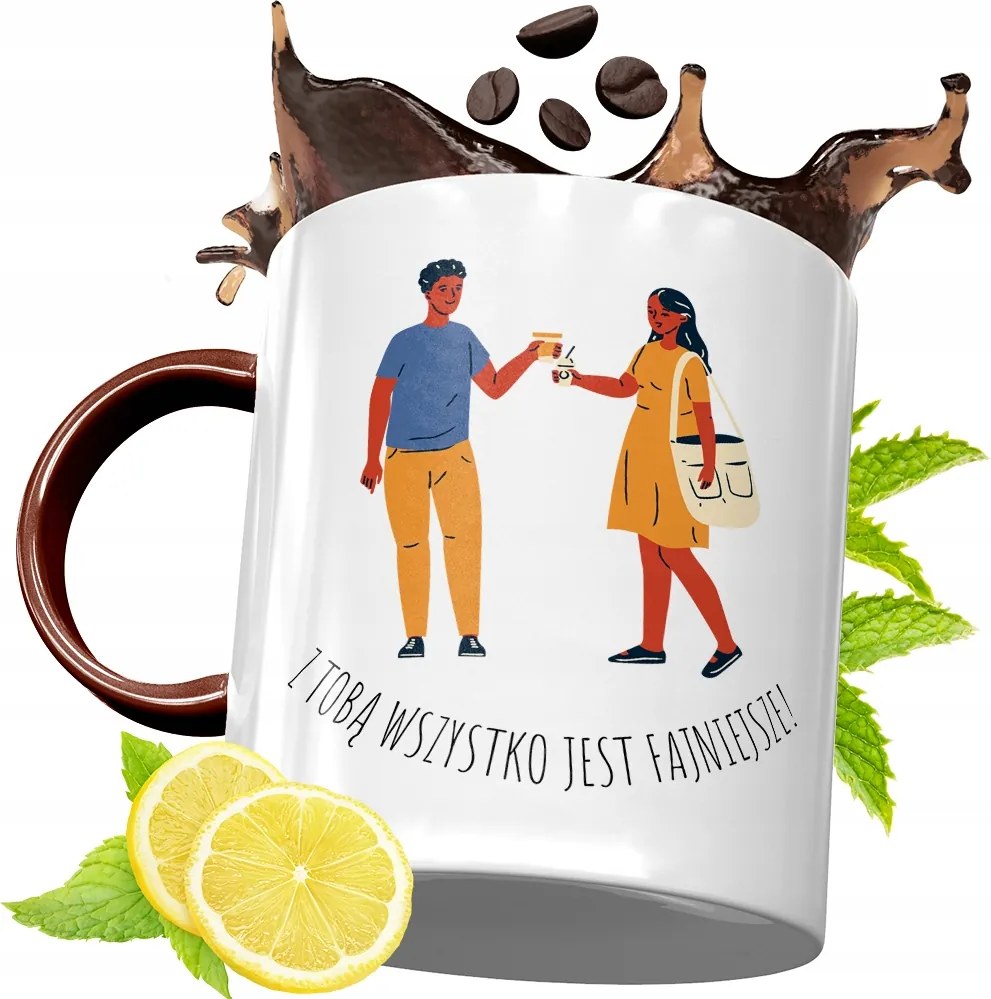 Bordó Bögre Barátnak Születésnapra Ajándék fényképes nyomattal