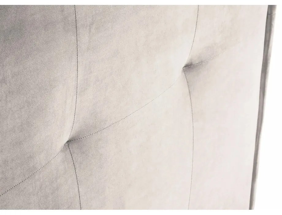 Krémszínű ágytámla 140x120 cm Monica – Milo Casa