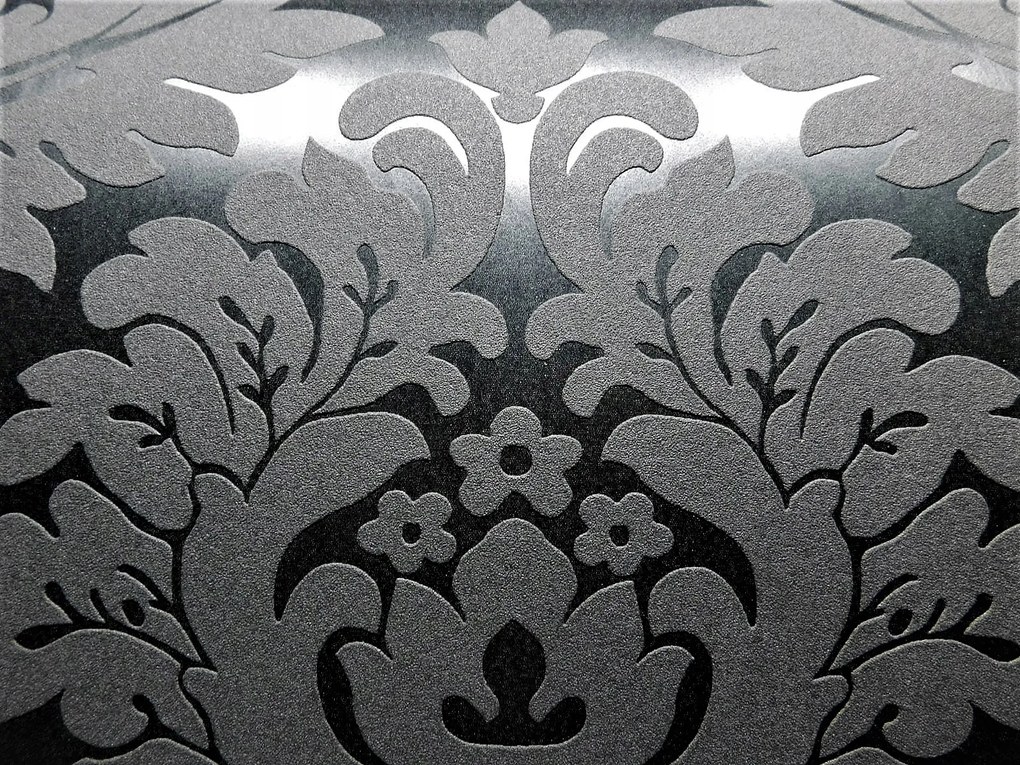 Fekete Modern Mosható Tapéta Vastag Dísztapéta