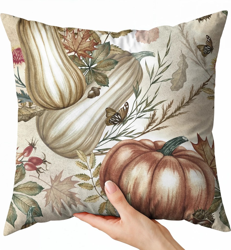 Párnahuzat 40x40 dekoratív boglárka mintás párnahuzat