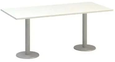 Alfa Office  Alfa 400 konferencia asztal, 180 x 80 x 74,2 cm, egyenes kivitel, fehér mintázat, RAL9022%