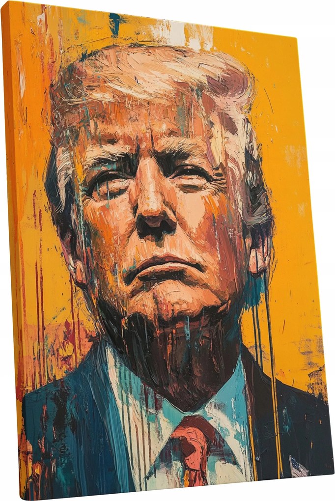 Vászonkép Donald Trump portré Trump nappali ajándék 45x60