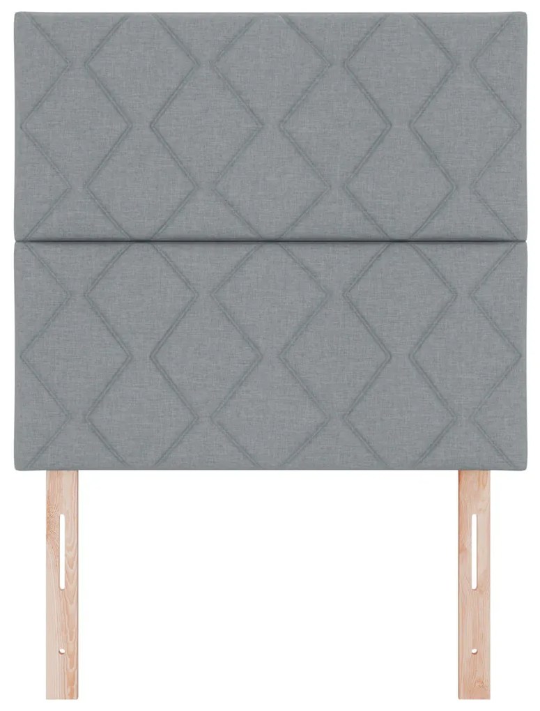 Textil Fejtámla Geometrikus Világosszürke 100 cm szövet