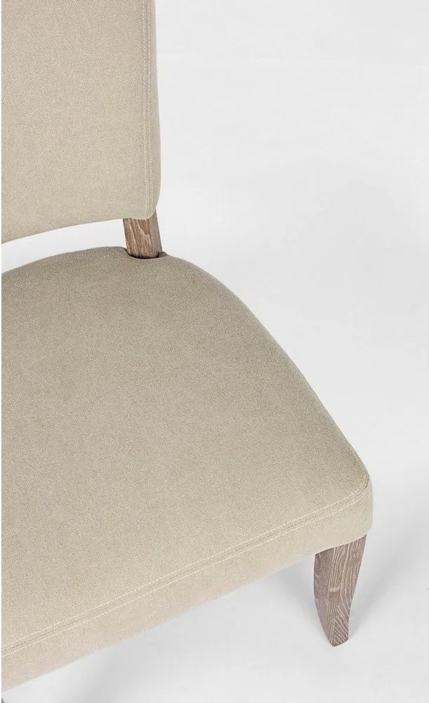 Bézs kárpitozott étkezőszék Maratriz – Bizzotto