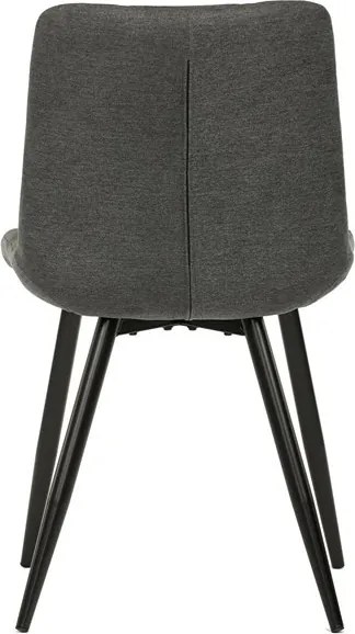 Étkezőszék, szürke, szövet, CT-382 GREY2