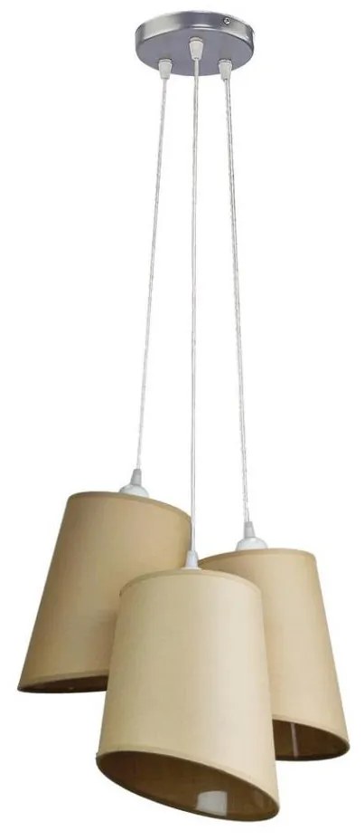 Duolla - Csillár zsinóron VERONA 3xE27/40W/230V átm. 40 cm