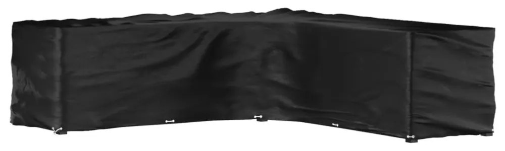L-alakú kerti bútorhuzat 20 fűzőlyukkal 300 x 300 x 90 cm