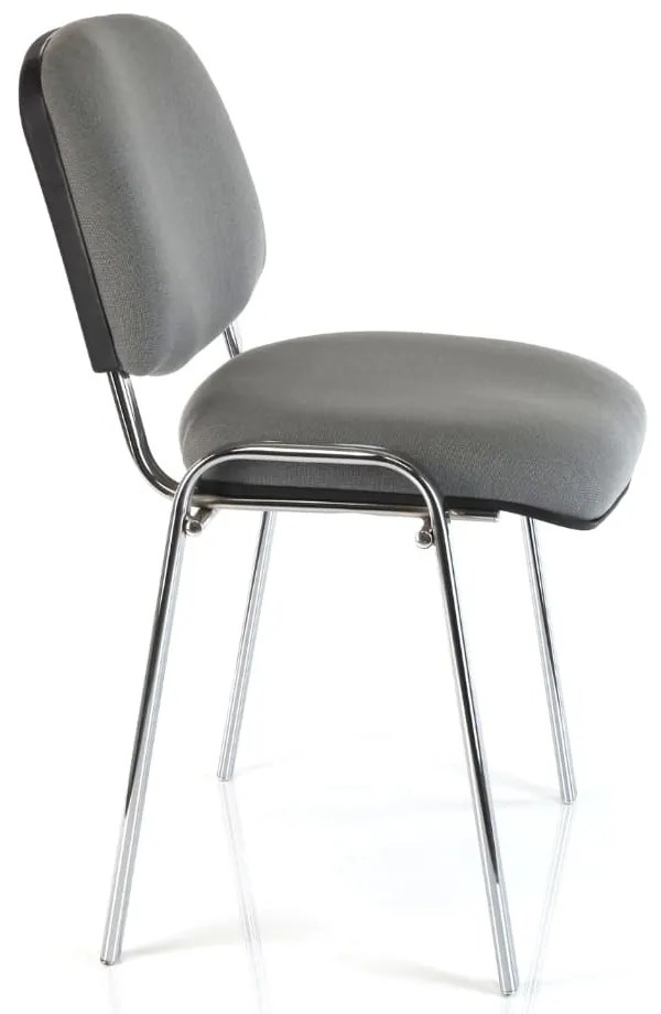 Viva N konferencia szék, króm lábak, szürke