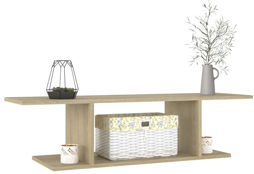 sonoma tölgy falra szerelhető TV-szekrény 103x30x26,5 cm