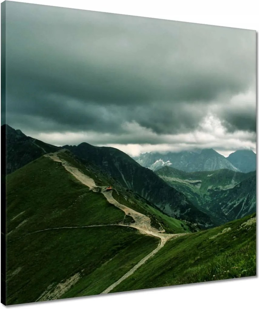 Vászonkép 50x50 Tátra Lengyel hegyek Kilátás