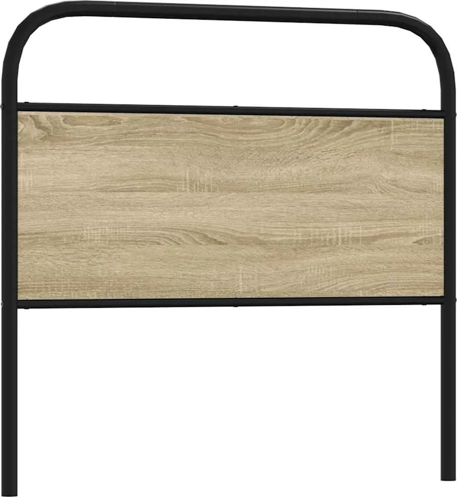 vidaXL csere fejtámla sonoma tölgy 107 cm acél és műfa