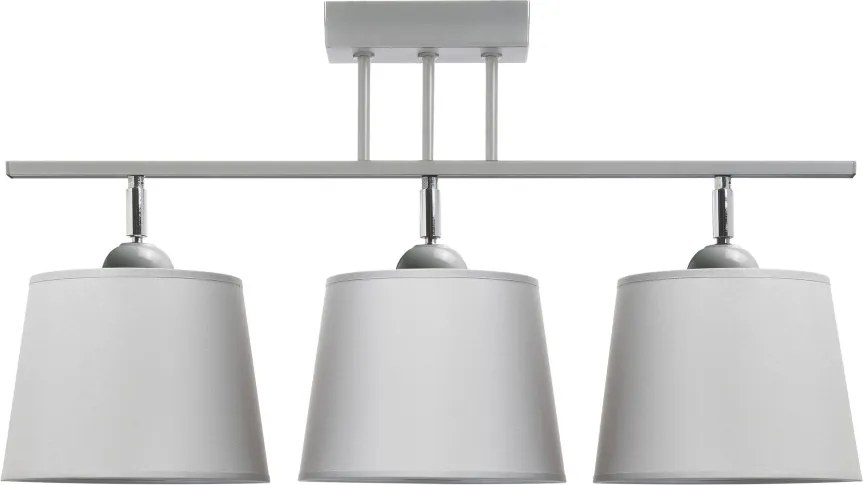 NOVOLUX 717G-G05X1A-03 ESTILO Ernyős Mennyezeti Lámpa Szürke E27 IP20