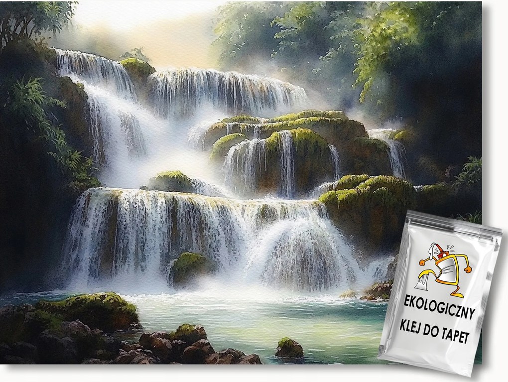 Fotótapéta Flizelina Tájkép Horvátország Park Krka Vízesés 208x146 ragasztó