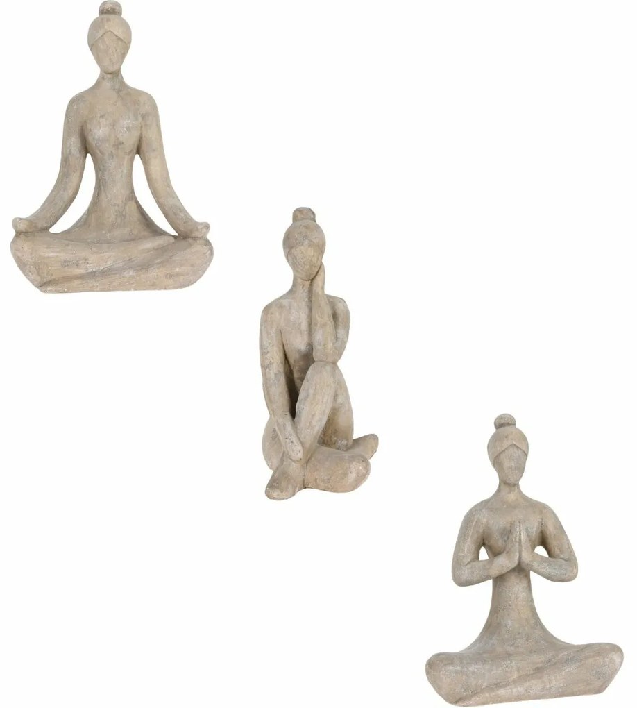 Kültéri dekoráció Lady Yoga I, 12,5 x 29,5 cm,12,5 x 29,5 cm