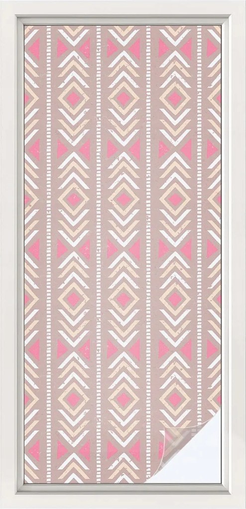 Ablakfólia Szélvédő Adatvédelem Etnikai rombuszok 50x116 cm