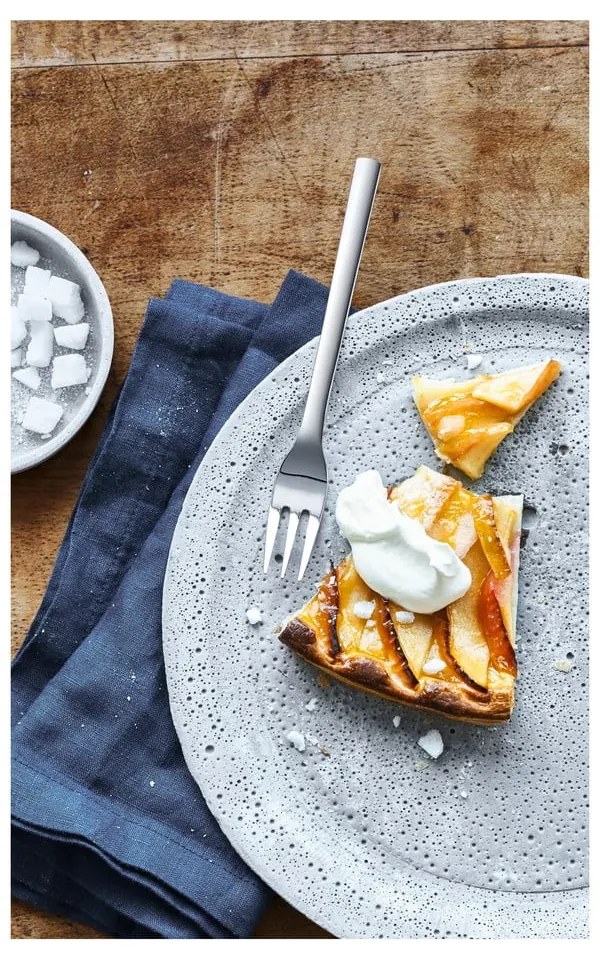 Szürke rozsdamentes acél desszertes villa szett 6 db-os Nuova – WMF