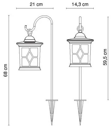 Globo 33270 - Napelemes lámpa SOLAR AL 1xLED/0,05W/3,2V IP44