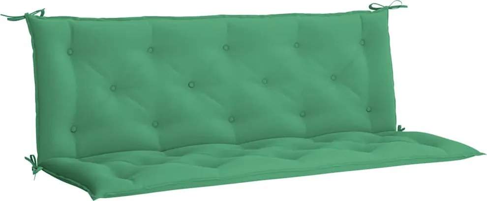vidaXL zöld oxford szövet kerti pad párna 150 x (50+50) x 7 cm