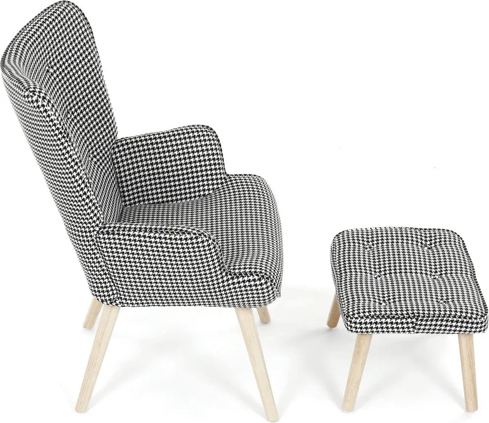 Többszínű relaxfotel, szövet kárpitozással, AK-305B PEP2