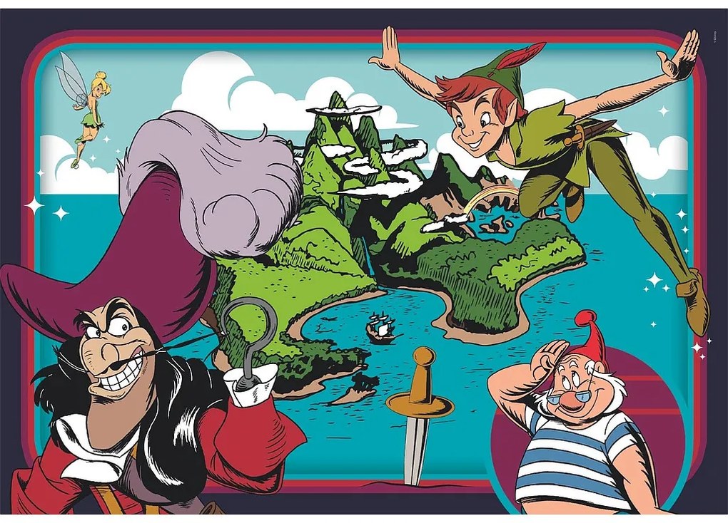 Disney Classics Adventure 2x60 db-os puzzle Clementoni
